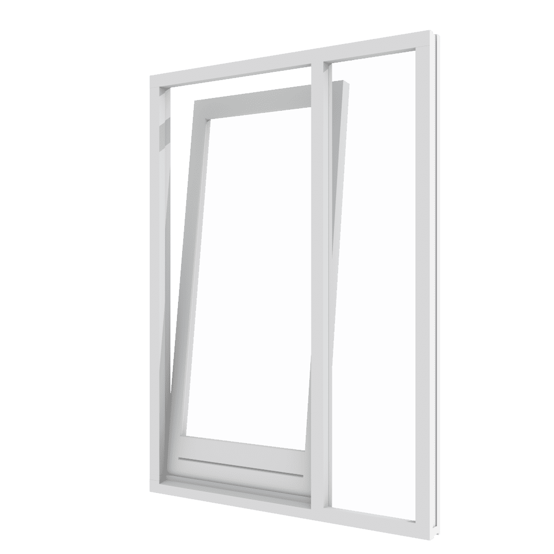 Holz Dreh-Kipp-Tür mit Seitenlicht rechts